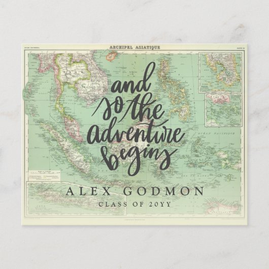 En zo begint het avontuur met de uitnodiging (Voorkant)