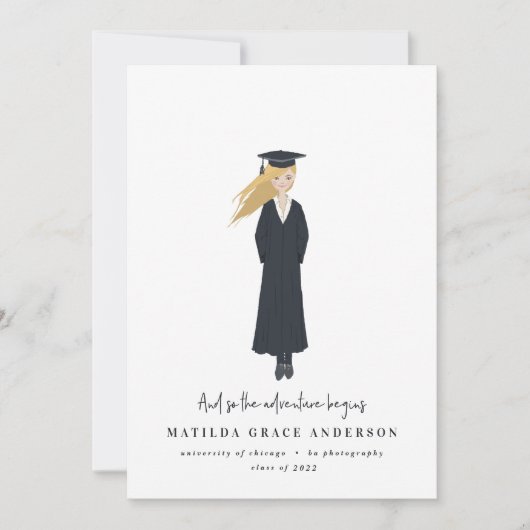 En zo begint het avontuur met graduatie party (Voorkant)