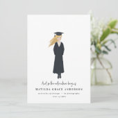 En zo begint het avontuur met graduatie party (Staand voorkant)