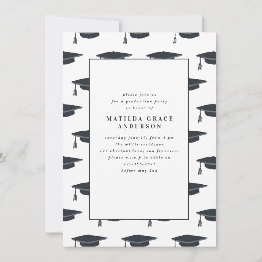 En zo begint het avontuur met graduatie party (Achterkant)