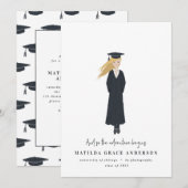 En zo begint het avontuur met graduatie party (Voorkant / Achterkant)