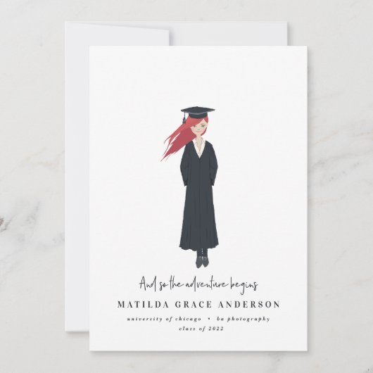 En zo begint het avontuur met graduatie party (Voorkant)