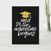 En zo begint het avontuur met het zwart-gouden Afs Kaart (Voorkant)