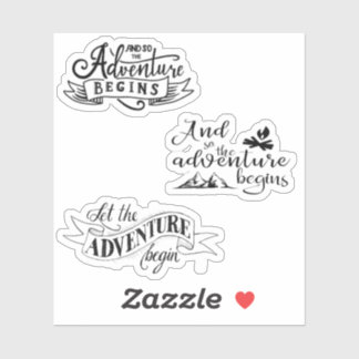 En zo begint het avontuur met Stickers