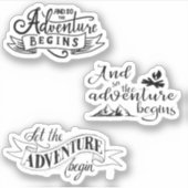 En zo begint het avontuur met Stickers (Voorkant)