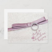 En zo begint het avontuur- Trouwdag Aankondigingskaart (Voorkant / Achterkant)