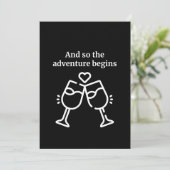 En zo begint het avontuur - Weeding Kaart (Staand voorkant)