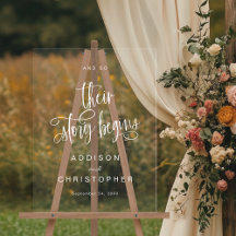 En zo begint hun verhaal met een script bruiloft w