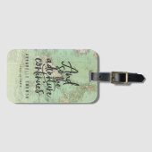 En zo gaat het avontuur door bagagelabel (Voorkant (horizontaal))