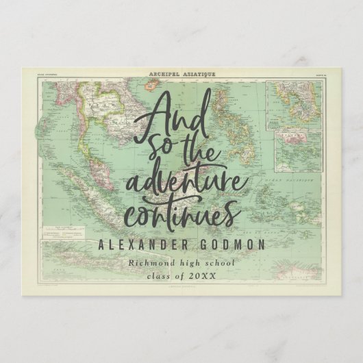 En zo gaat het avontuur door kaart (Voorkant)