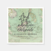 En zo gaat het avontuur verder met afstuderen servet (Voorkant)