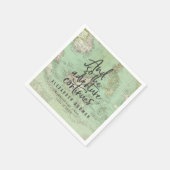 En zo gaat het avontuur verder met afstuderen servet (Hoek)