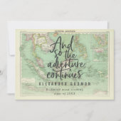 En zo gaat het avontuur verder met foto-afstuderen kaart (Voorkant)