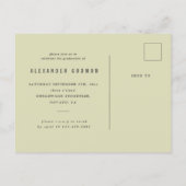 En zo gaat het avontuur verder met het uitnodigend uitnodiging briefkaart (Achterkant)