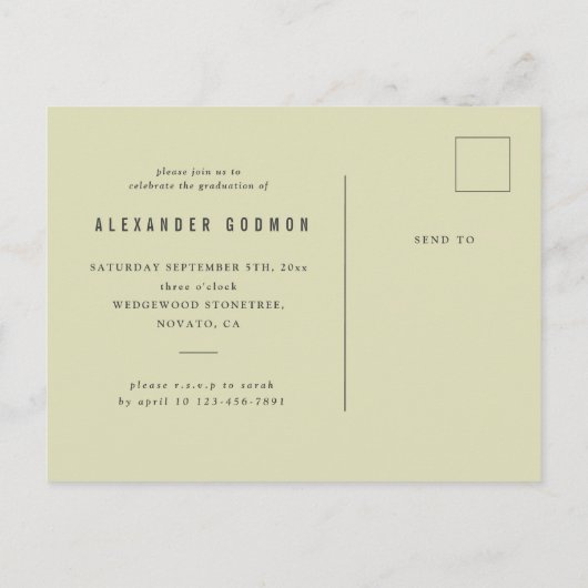 En zo gaat het avontuur verder met het uitnodigend uitnodiging briefkaart (Achterkant)