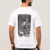 En zoals in de vlinder dacht hij dat hij stond t-shirt (Achterkant)