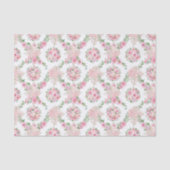 en zoete roze bloemen Decoupage patroon Tissuepapier (Voorkant)