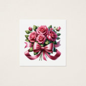  en zuinig vierkante visitekaartjes (Voorkant)