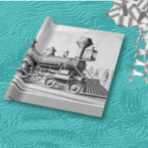 en zwarte stoomtrein van volledige grootte