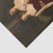 Ena en Betty Daughters door John Singer Sargent Tissuepapier (Detail)