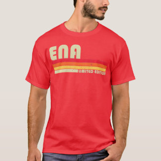 ENA Naam Persoonlijke Retro Vintage 80s 90s meisje T-shirt