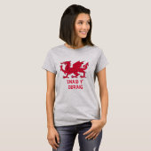 Enaid y Draig is de ziel van de draak T-shirt (Voorkant volledig)