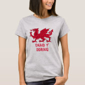 Enaid y Draig is de ziel van de draak T-shirt (Voorkant)