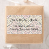 Enamel Tegel Om (Aum) Etiket (Insitu)