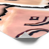 Enamel Tegel Om (Aum) Poster (Hoek)