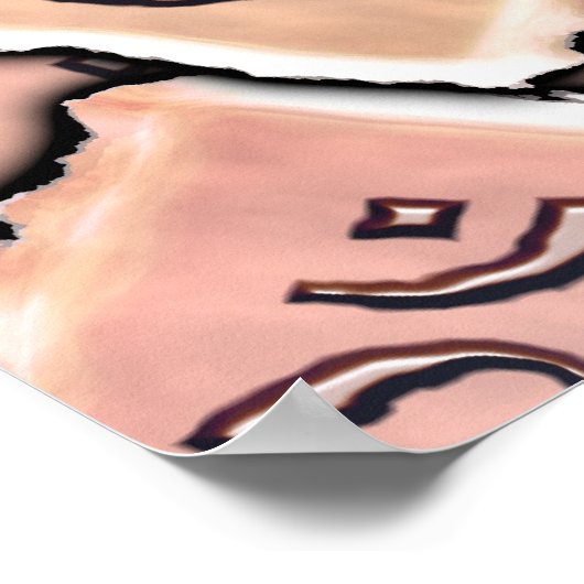 Enamel Tegel Om (Aum) Poster (Hoek)