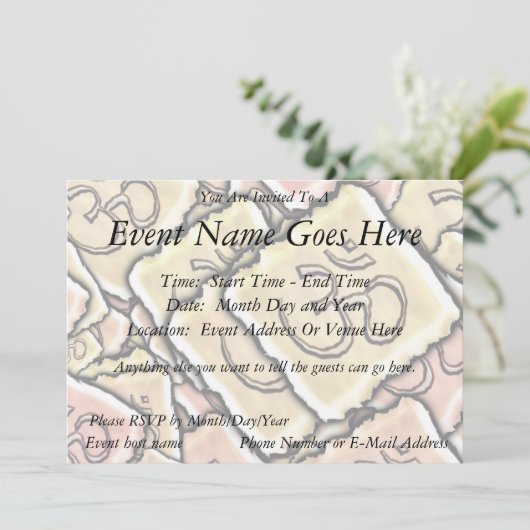 Enamel Tile Om (Aum) Kaart (Staand voorkant)