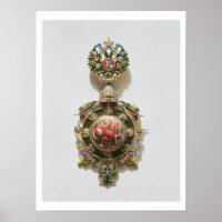 Enameled medallion die het wapen van