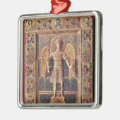 Enameled plaque met afbeelding van de Archangel Mi Metalen Ornament (Links)