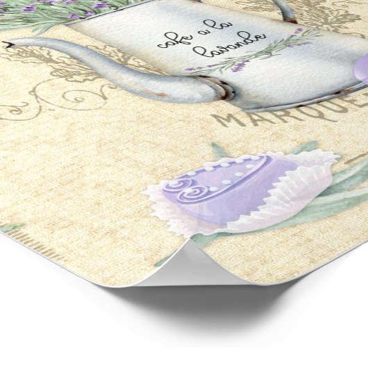 Enamelware Pot Frans Poster van Lavender (Hoek)