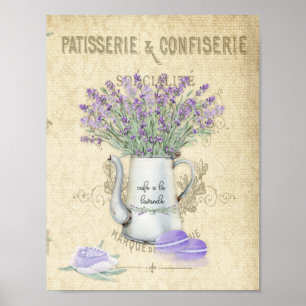  Enamelware Pot Frans Poster van Lavender