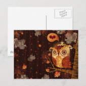 Enamored Owl Briefkaart (Voorkant / Achterkant)
