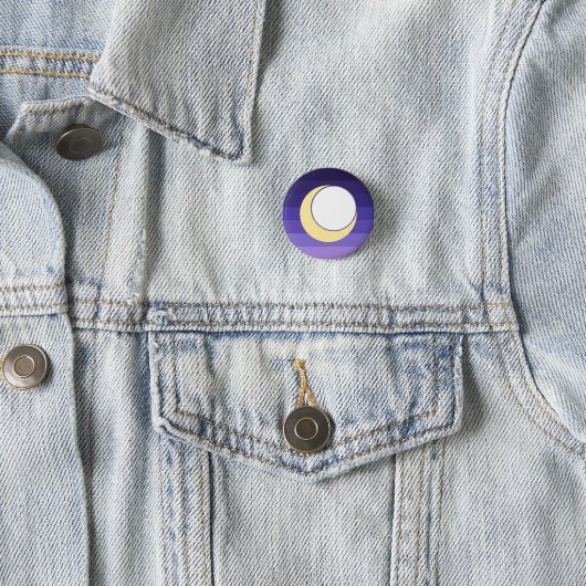 Enbian Pride Flag Badge Ronde Button 3,2 Cm (In situ)