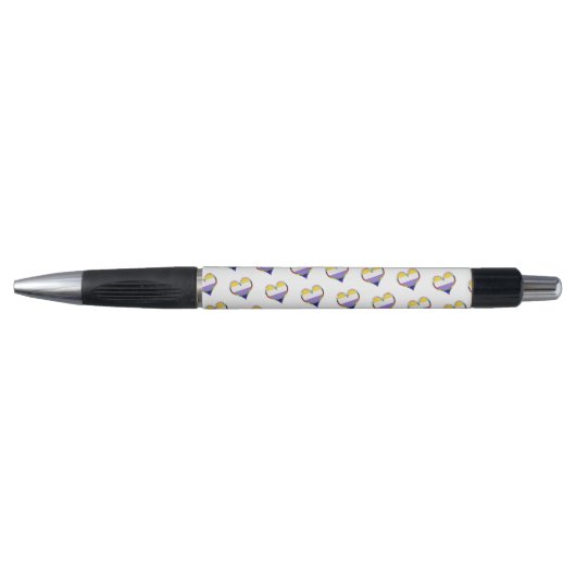 Enby Heart Pattern Pen (Voorkant)