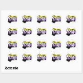 Enby is de nieuwe punk ronde sticker (Vel)
