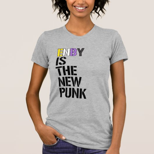 Enby is de nieuwe punk t-shirt (Voorkant)