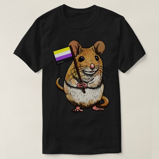 Enby Mouse T-shirt (Design voorkant)