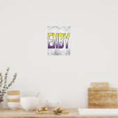 ENBY - Niet-binair Poster (Keuken)