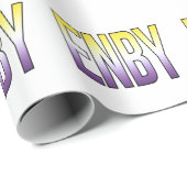 ENBY - Non-binair Cadeaupapier (Rol Hoek)