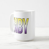 ENBY - Non-binair Koffiemok (Voorkant links)