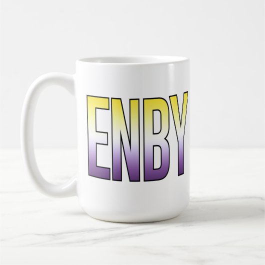 ENBY - Non-binair Koffiemok (Links)