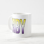 ENBY - Non-binair Koffiemok (Voorkant links)
