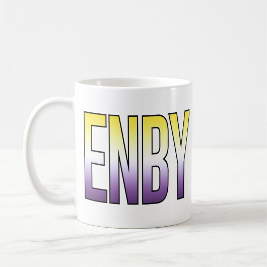 ENBY - Non-binair Koffiemok (Links)