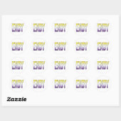 ENBY - Non-binair Ronde Sticker (Vel)