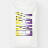 ENBY - Non-binair Spandoek (Verticaal)