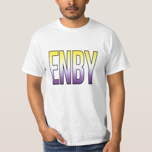ENBY - Non-binair T-shirt (Voorkant)